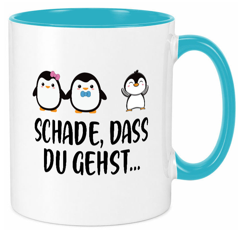 Schade das du gehst | Arbeitskollegen Arbeit Humor Kollegen Büro Geschenkidee Tasse