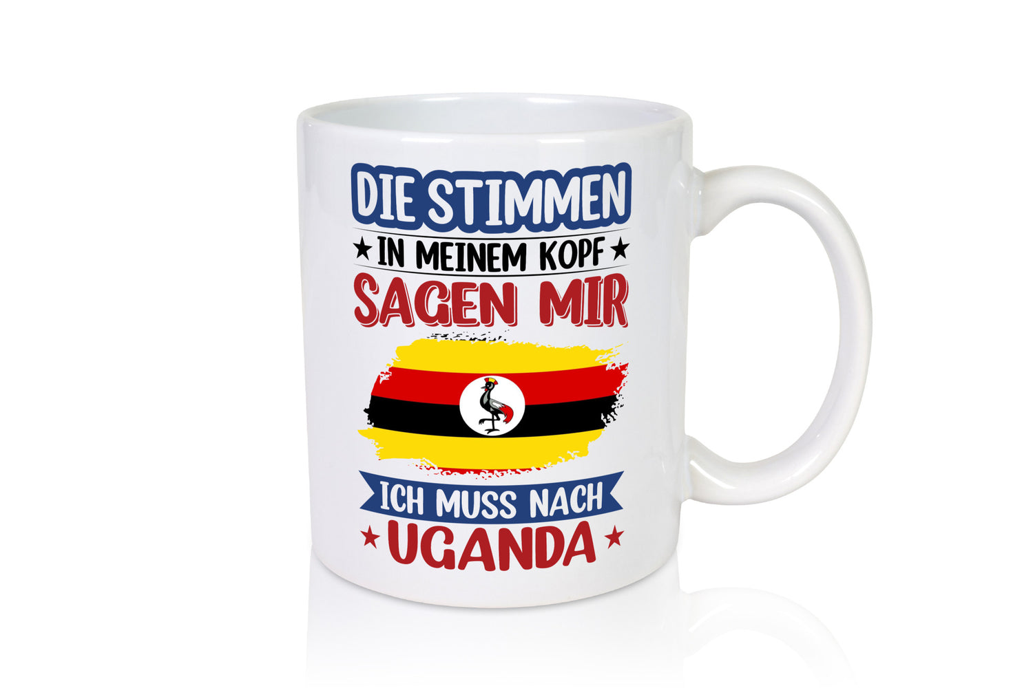 Uganda | Urlaub Stimmen in meinem Kopf Traumland v2 lustig Humor Geschenkidee