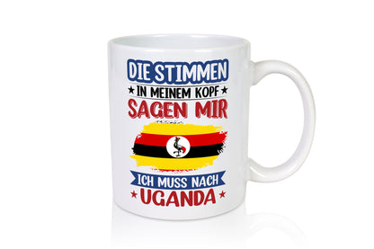 Uganda | Urlaub Stimmen in meinem Kopf Traumland v2 lustig Humor Geschenkidee