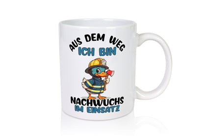 THW nachwuchs | Technische Hilfe Hilfswerk aus dem weg Geschenkidee Humor Tasse