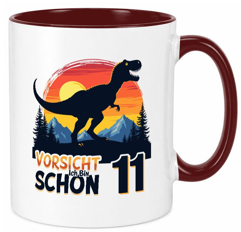 10. Geburtstag | 10 Jahre Dinosaurier v2 lustig Geschenkidee Geschenk Tasse