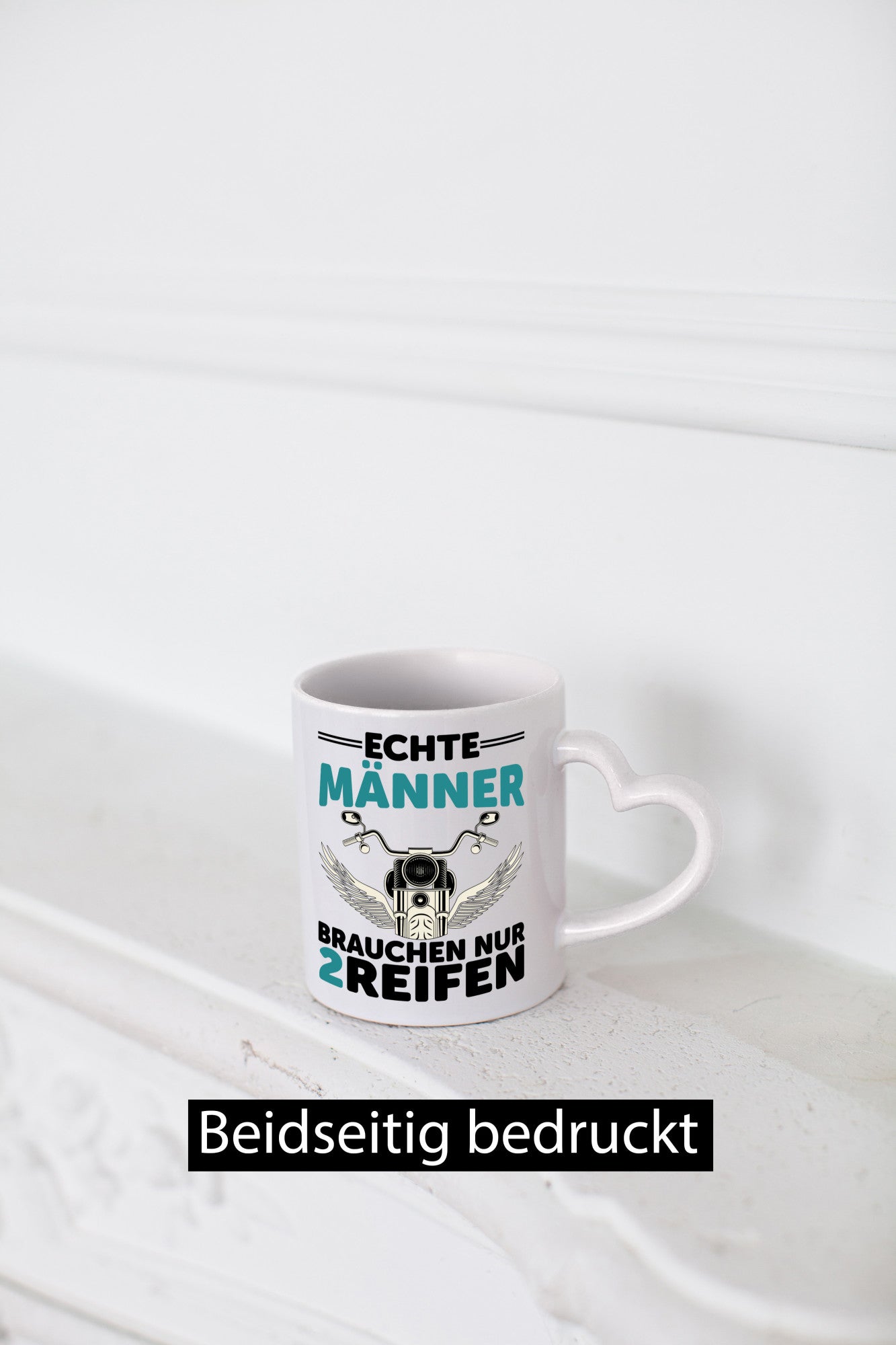Echte Männer | Motorrad Tasse Motorradfahrer Biker lustiger Spruch Geschenk