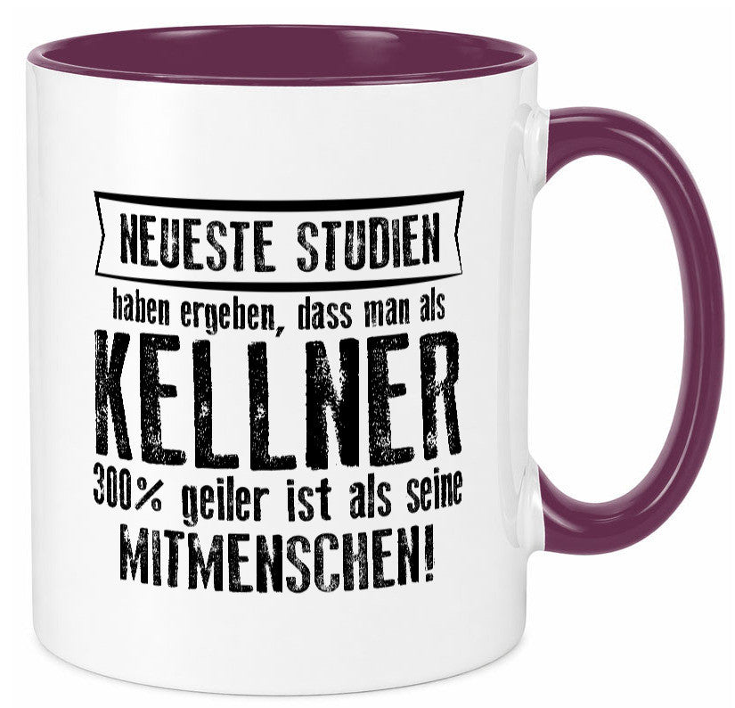 Neuste Studien: Kellner | kellnern Bedienung lustiger Spruch Geschenk Humor Tasse