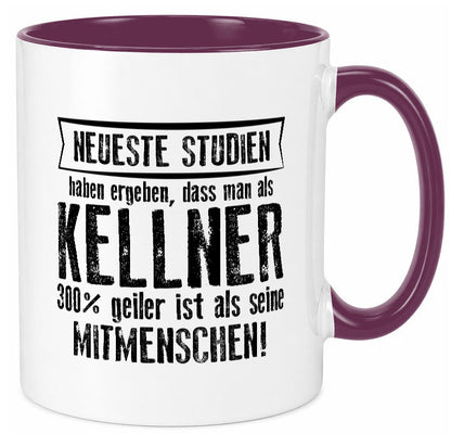 Neuste Studien: Kellner | kellnern Bedienung lustiger Spruch Geschenk Humor Tasse