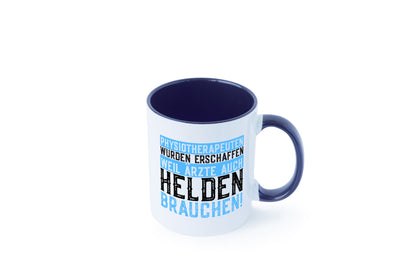 Physiotherapeut | Helden Therapeutin lustiger Spruch Humor Geschenkidee Tasse