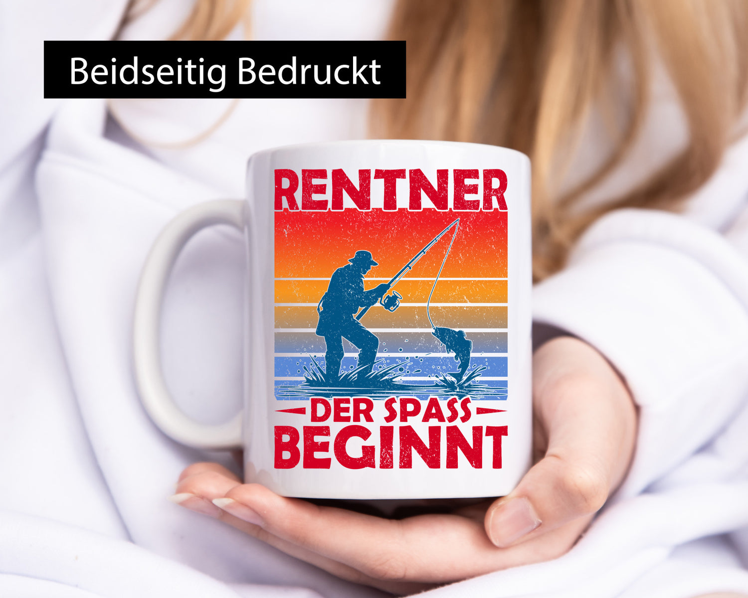 Rentner der spaß beginnt | Ruhestand Angler Angeln lustig Jubiläum Geschenk