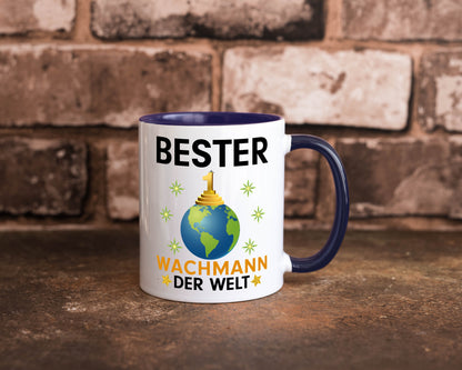 Welt Bester Wachmann | Wachpersonal Nachtwächter Humor Geschenkidee Tasse