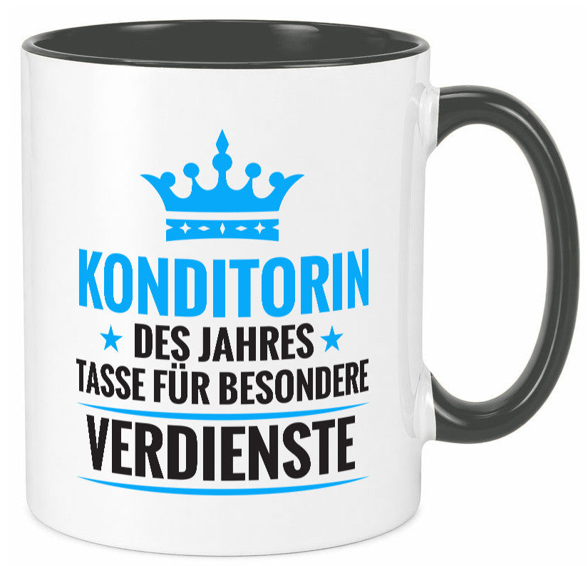 Besonderer Verdienst: Konditorin | Konditorei lustig Humor Geschenkidee
