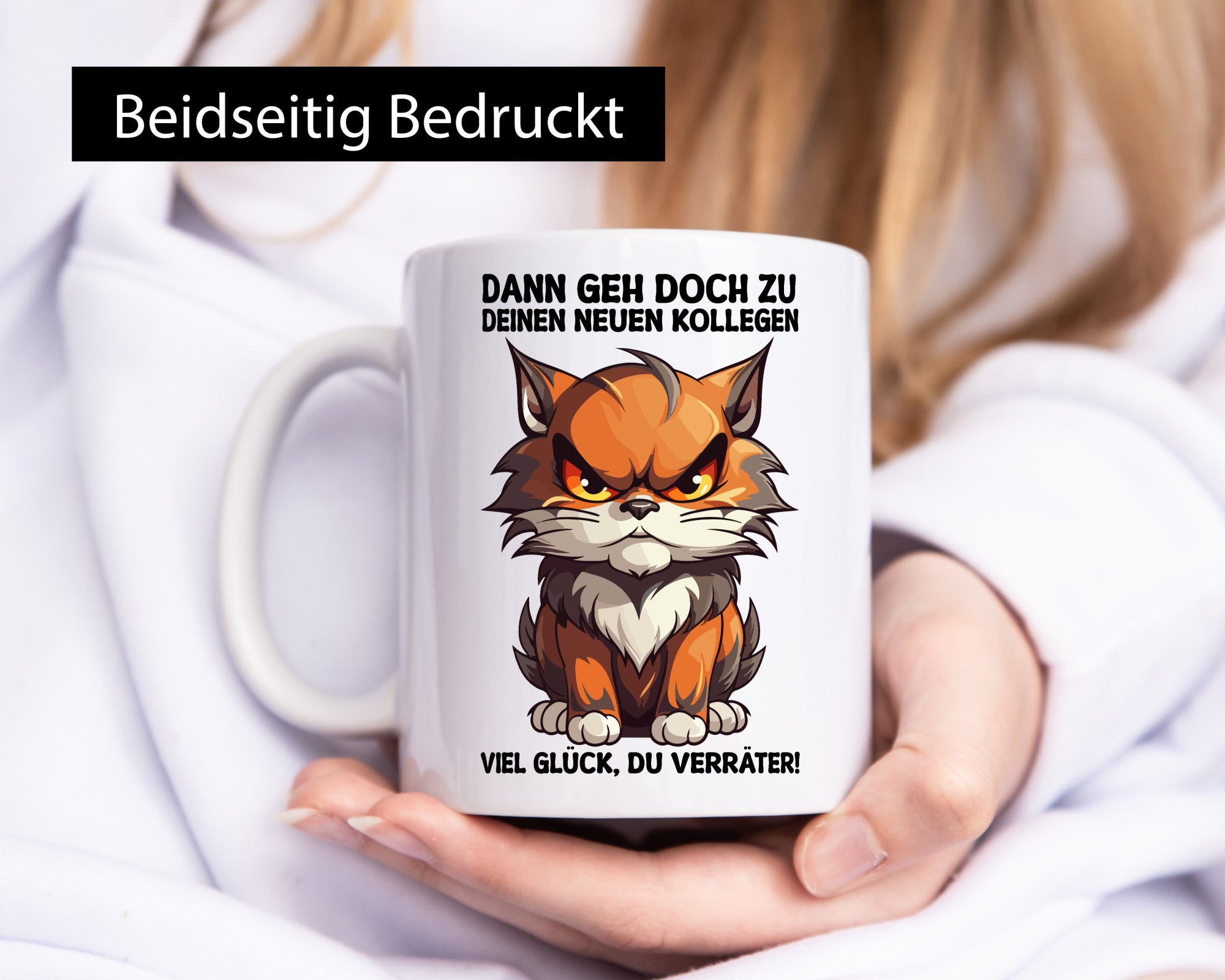 Geh doch zu deinen neuen Kollegen | Arbeitskollege Geschenkidee Arbeit Büro