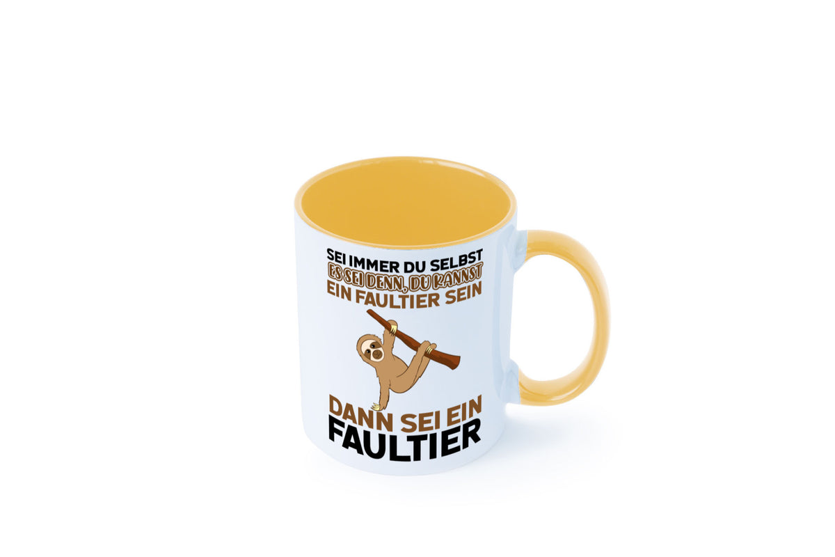 Sei du selbst Humor Geschenkidee Tasse
