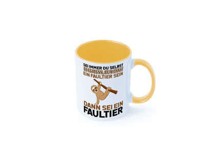 Sei du selbst Humor Geschenkidee Tasse
