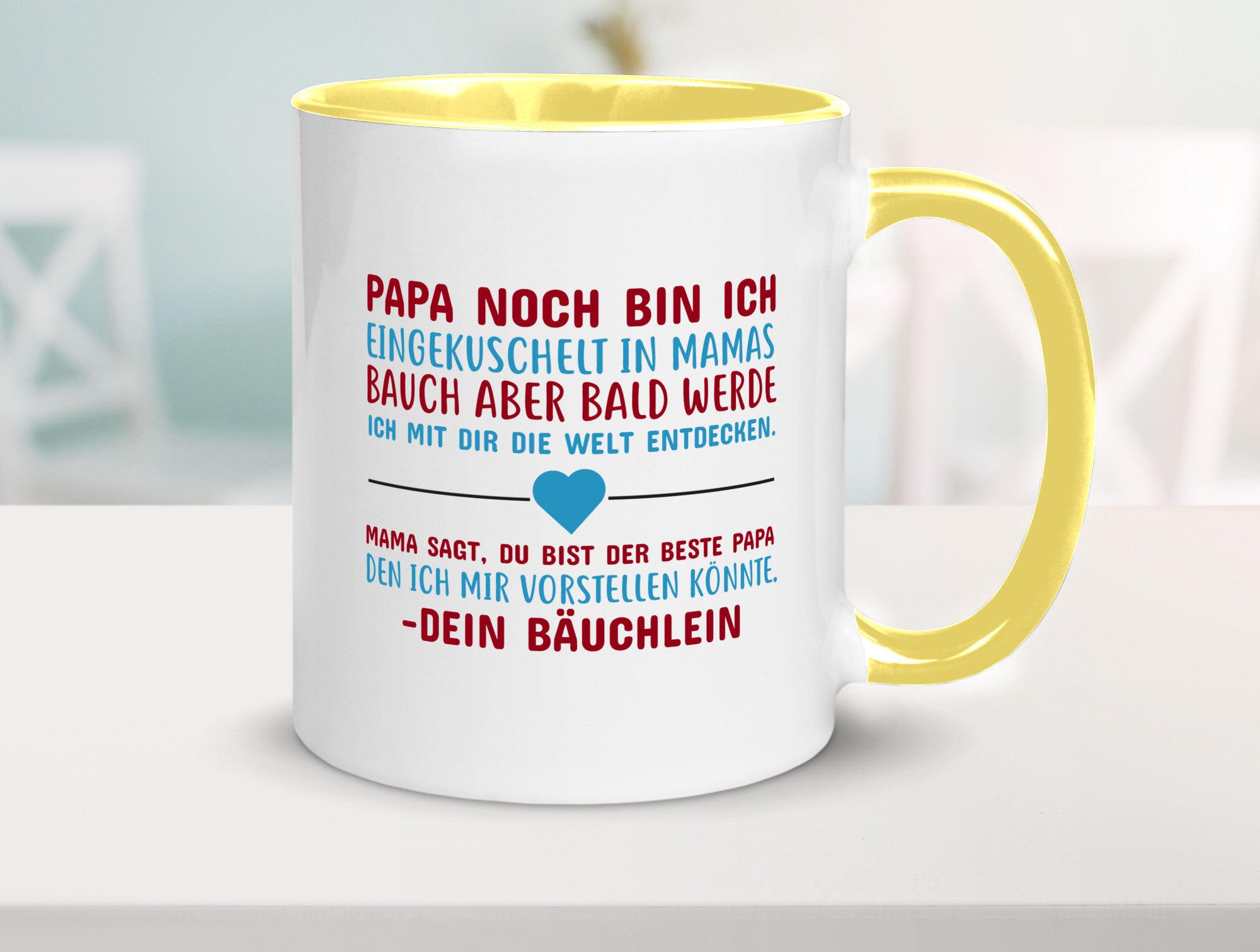 Schwangerschaft | Vaterschaft Tasse Papa Spruch Geschenk Familie Geschenkidee