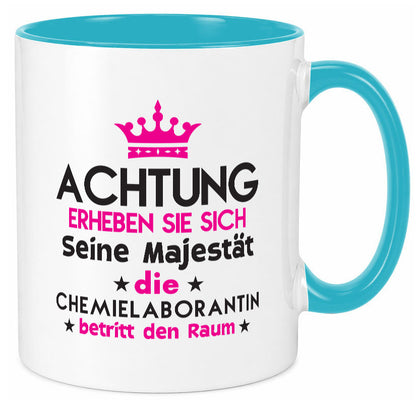 Seine Majestät Chemielaborantin | Laborantin Chemie Humor Geschenkidee Tasse