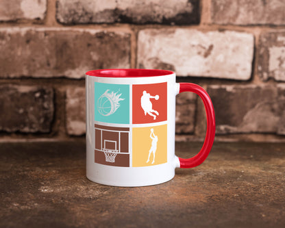 Basketball | Sportfan Slam Dunk Teamplayer NBA Humor Geschenkidee Tasse