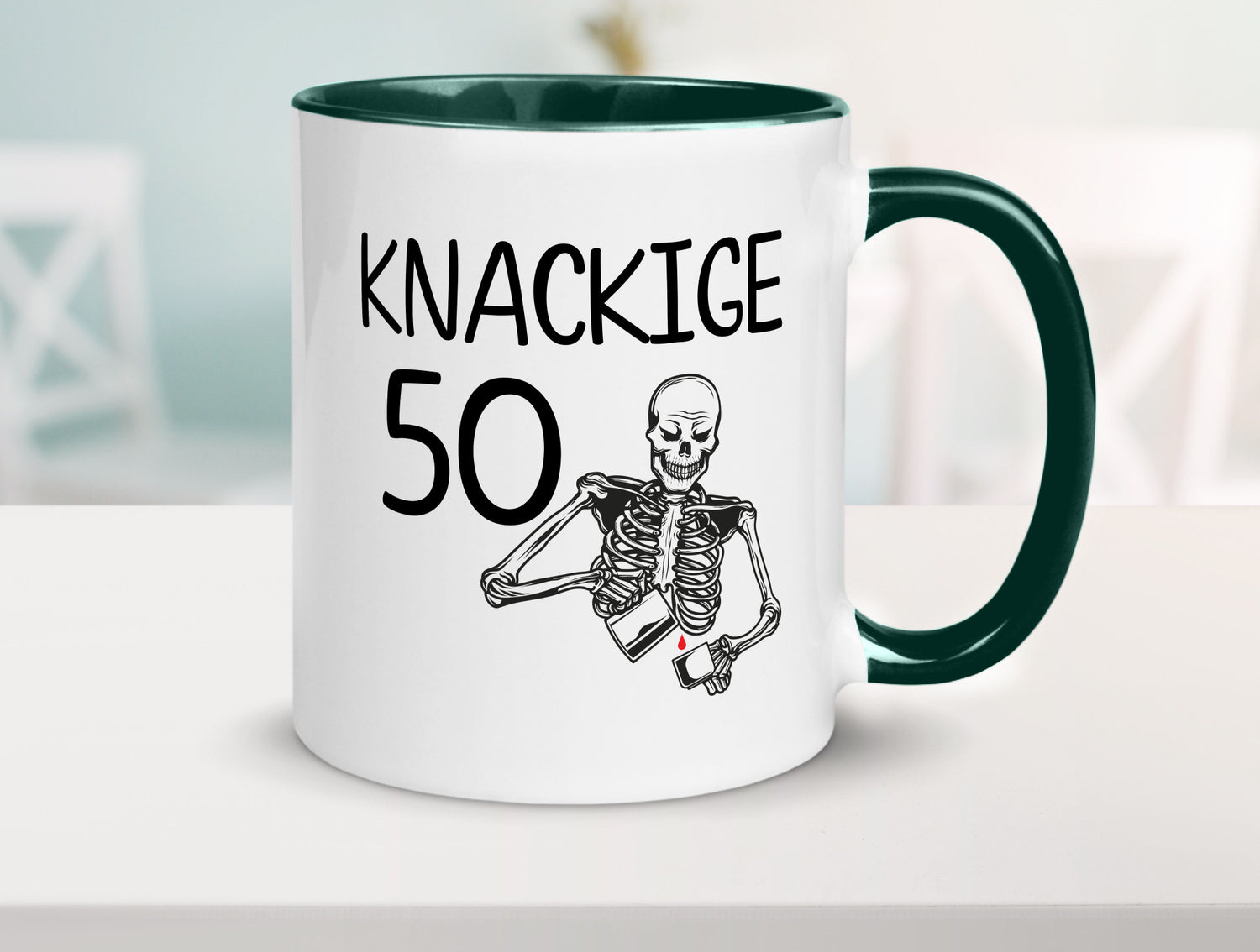 50. Geburtstag | Alt Knackig und Geschenk Geschenkidee lustiger Spruch Tasse