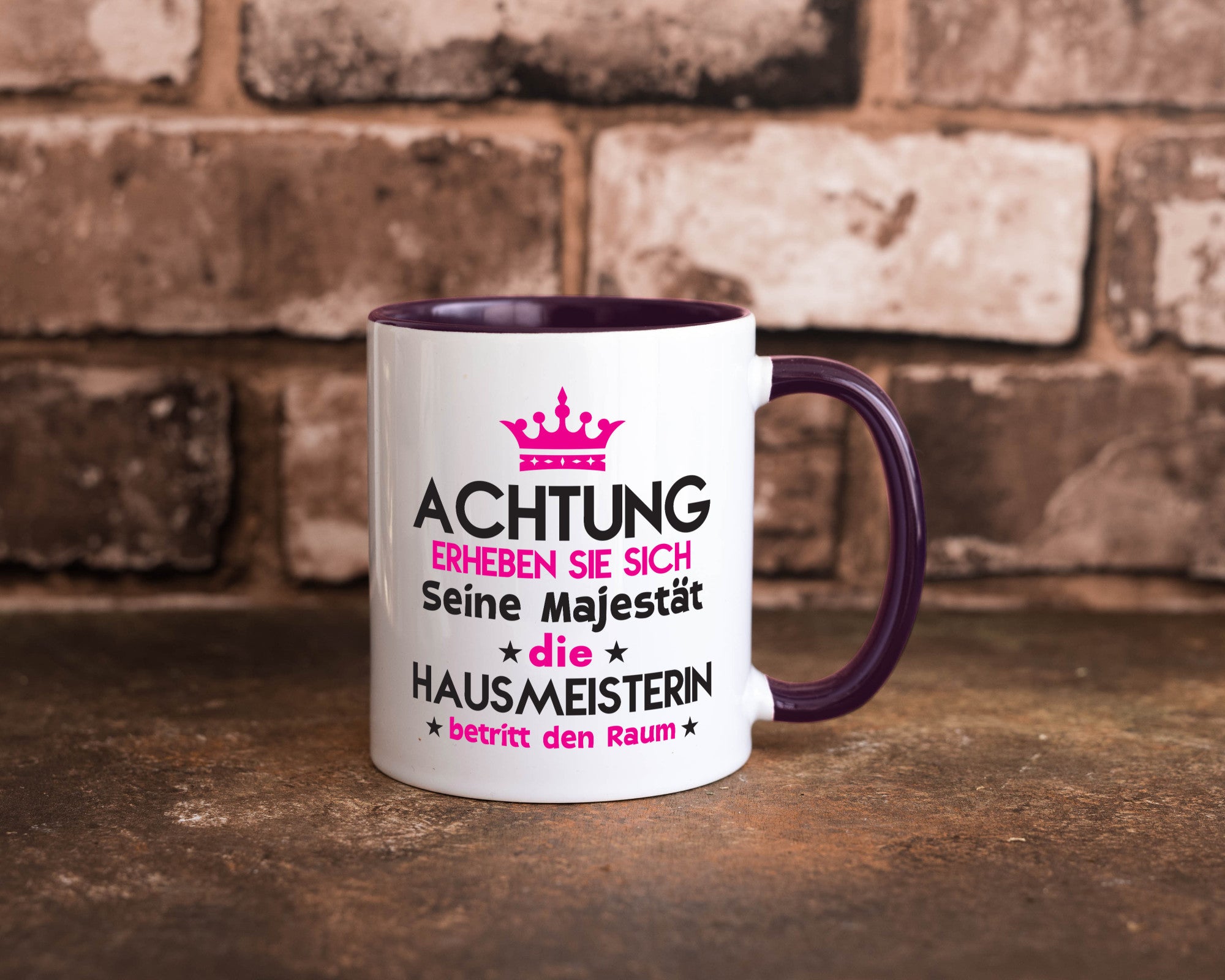Seine Majestät Hausmeisterin | Hauswart Humor Geschenkidee Tasse