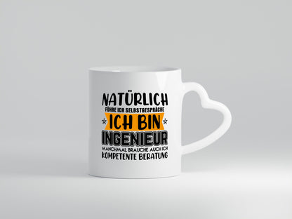 Ich bin Ingenieur | Beruf Tasse Selbstgespräche Humor lustiger Spruch Geschenk