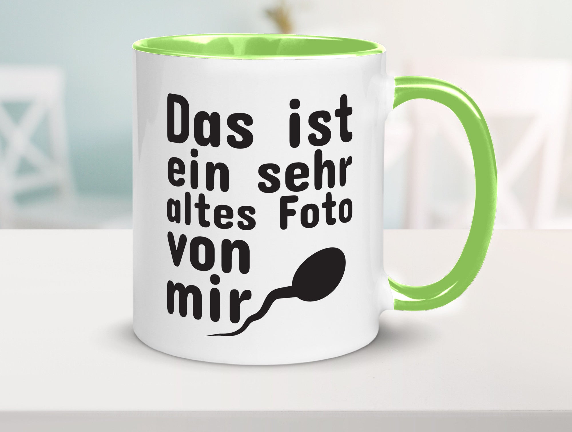 Sehr altes Foto von mir | lustige Tasse Männer Humor Geschenk Geschenkidee