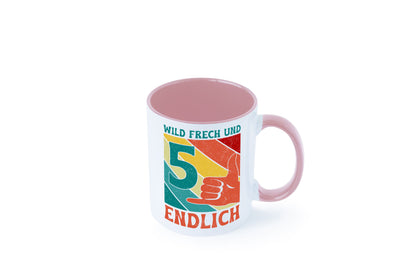 5. Geburtstag | 5 Jahre Wild und Frech Geschenk Geschenkidee lustiger Spruch