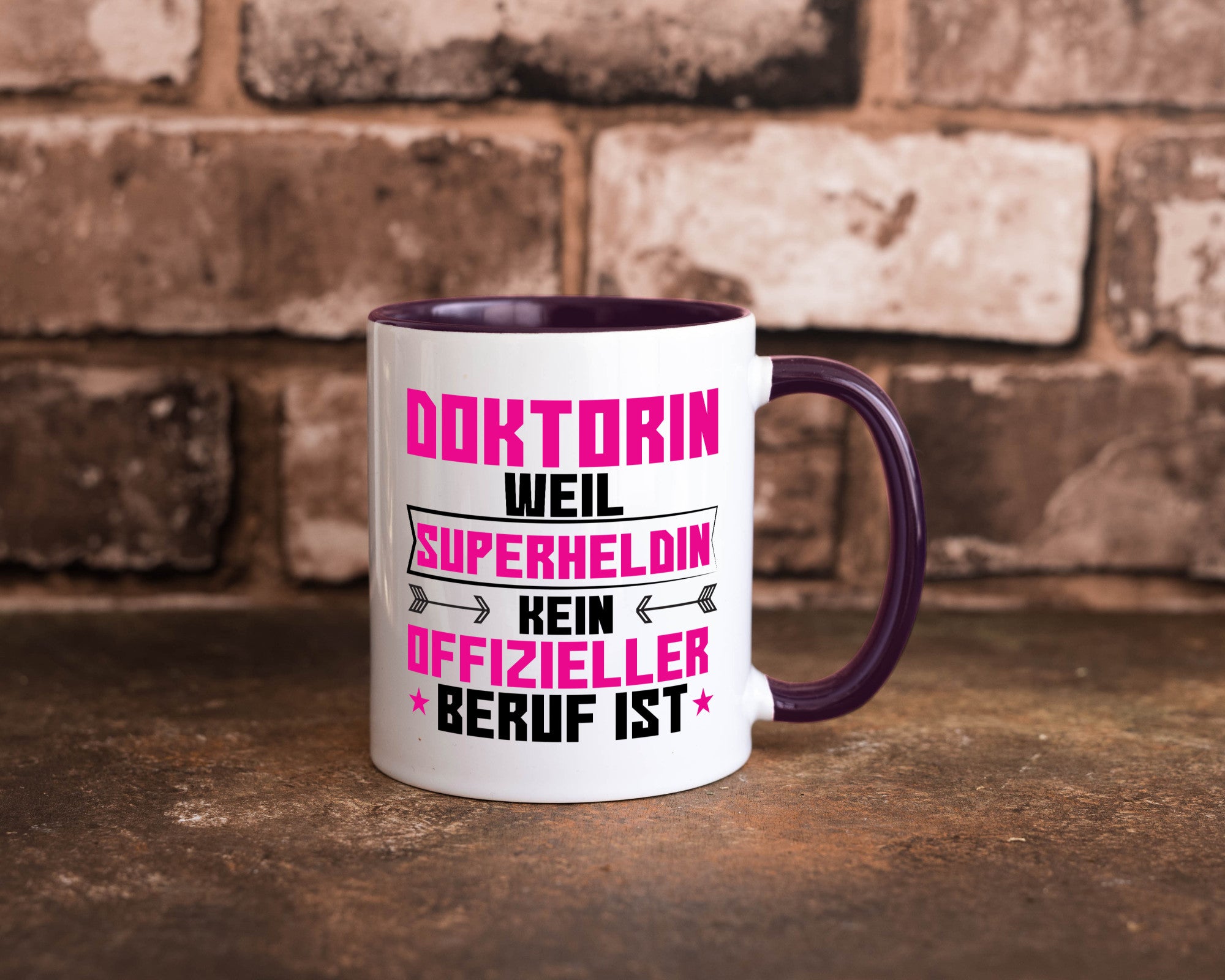 Superheldin Doktorin | Doktorand Doktortitel Geschenkidee Humor Tasse
