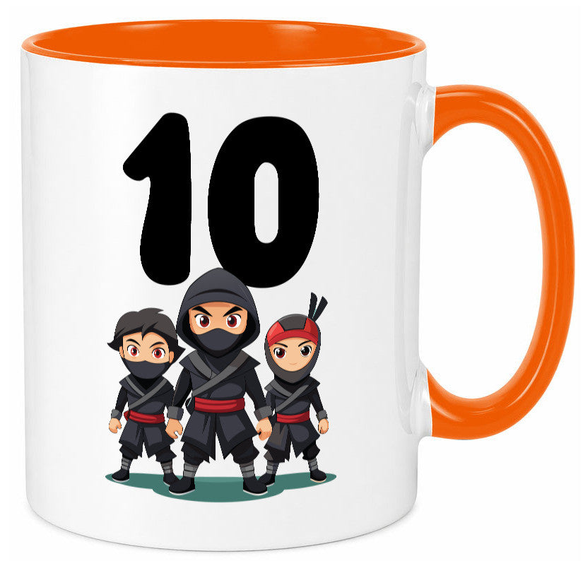 10. Geburtstag | 10 Jahre Ninja Humor Geschenkidee Tasse