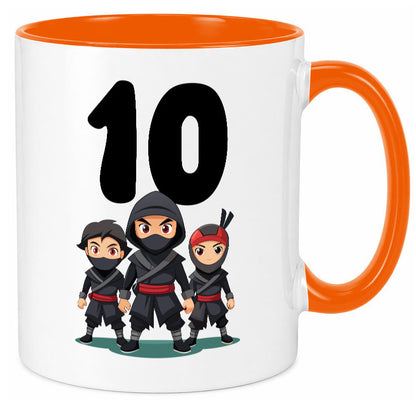 10. Geburtstag | 10 Jahre Ninja Humor Geschenkidee Tasse