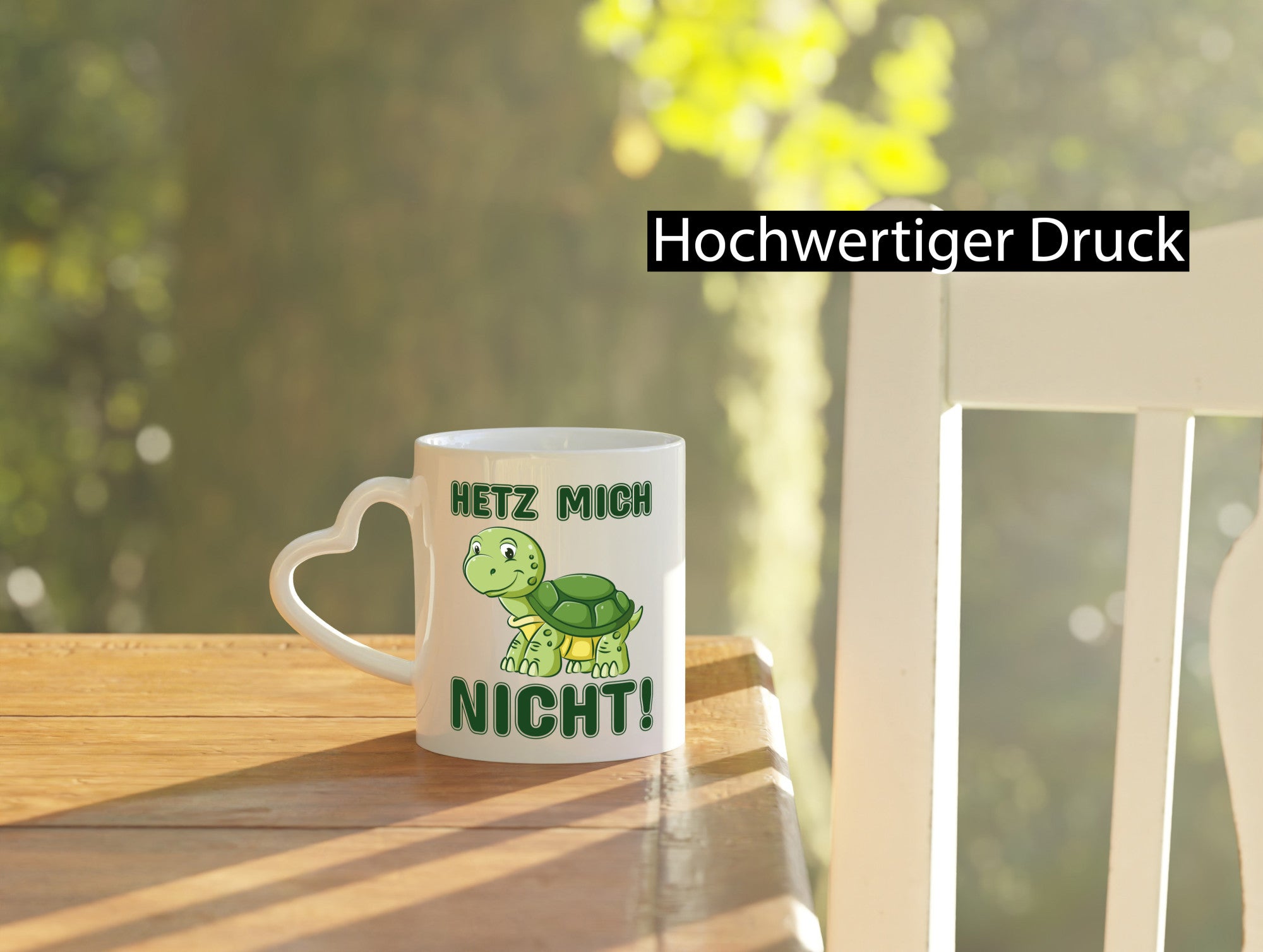 Hetz mich nicht Geschenkidee Humor Tasse