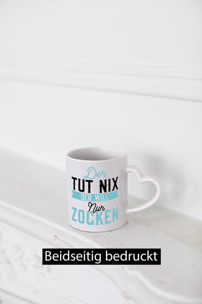 Der tut nix | Zocker Gamer Freunde Spieleliebhaber lustiger Spruch Geschenk