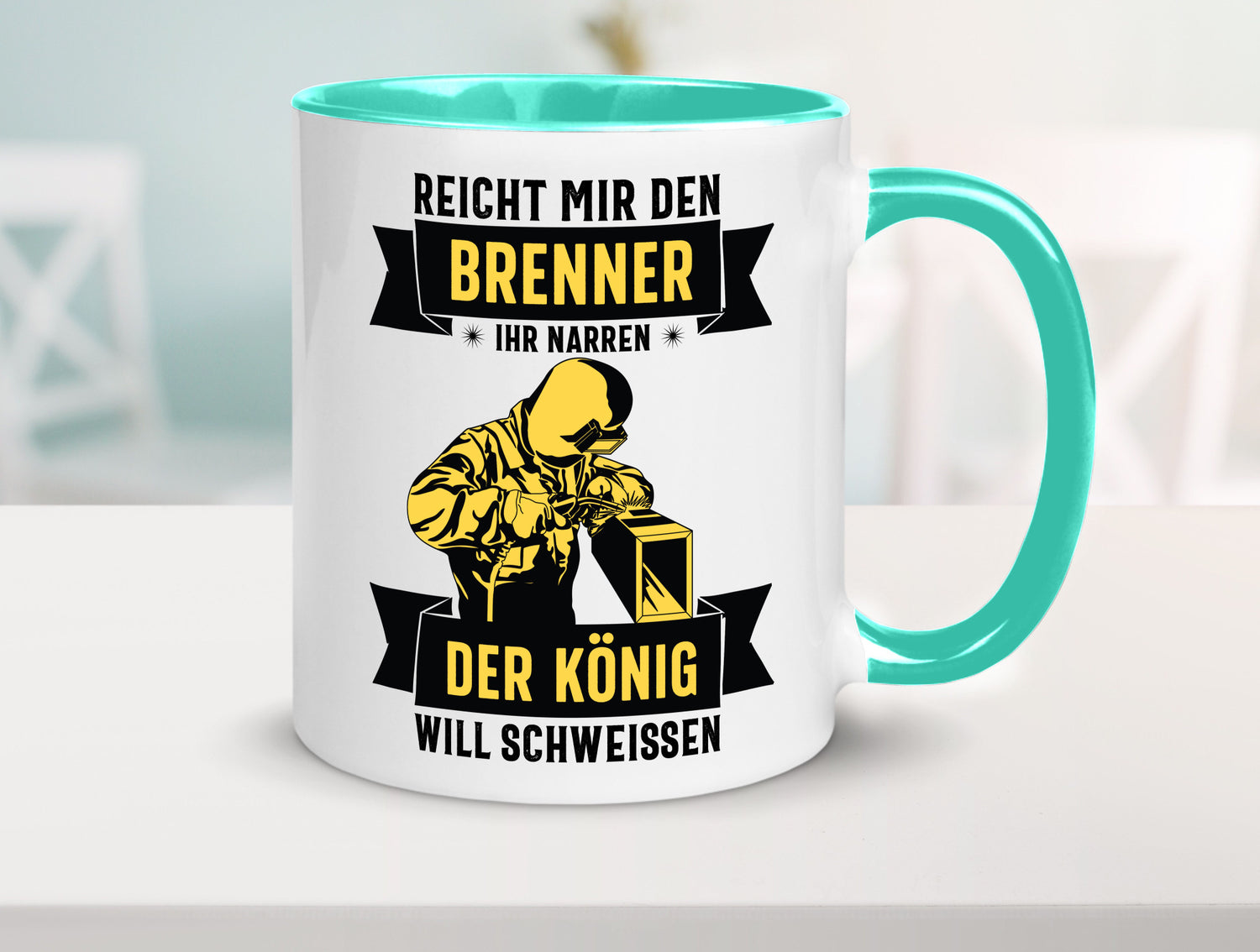 König will schweissen | Schweisser Sterne lustiger Spruch Geschenk Humor