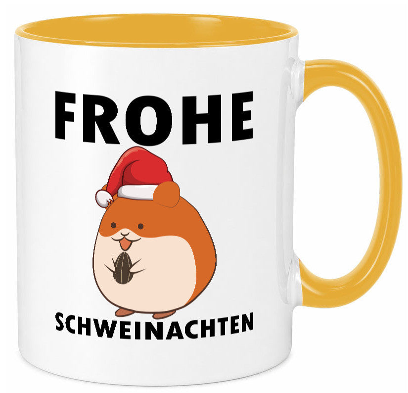 Frohe Schweinachten | Meerschweinchen Weihnachten lustiger Spruch Geschenk