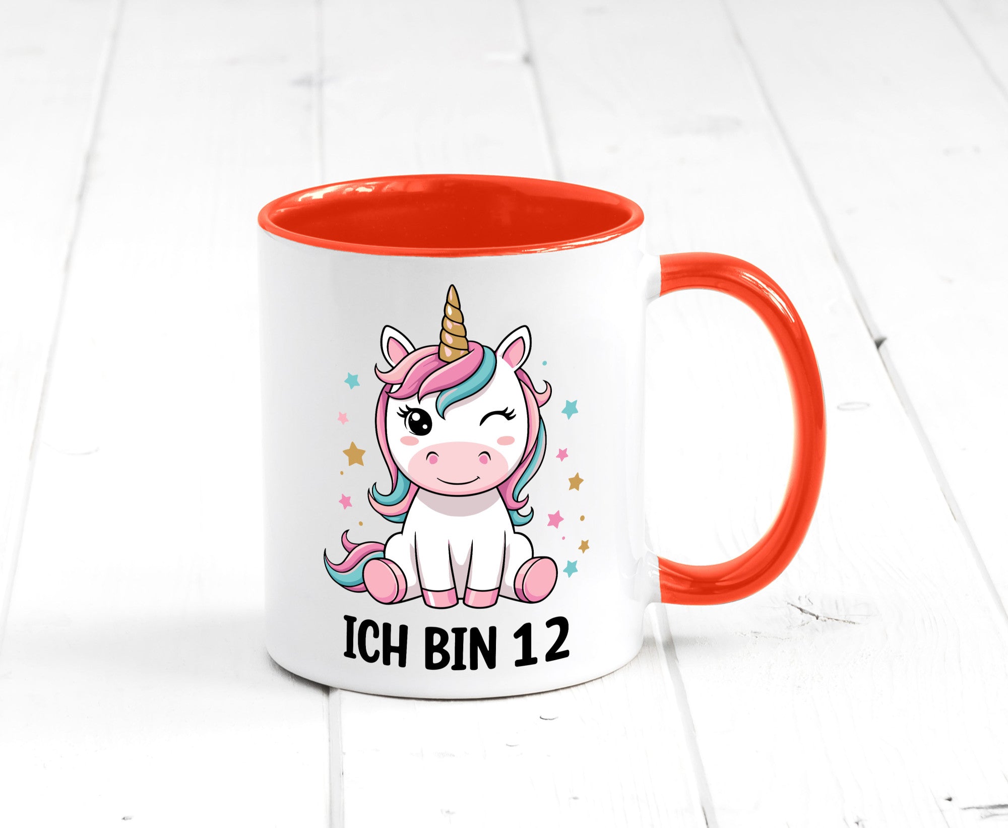 12. Geburtstag | 12 Jahre Einhorn Mädchen lustig Geschenkidee Geschenk Tasse