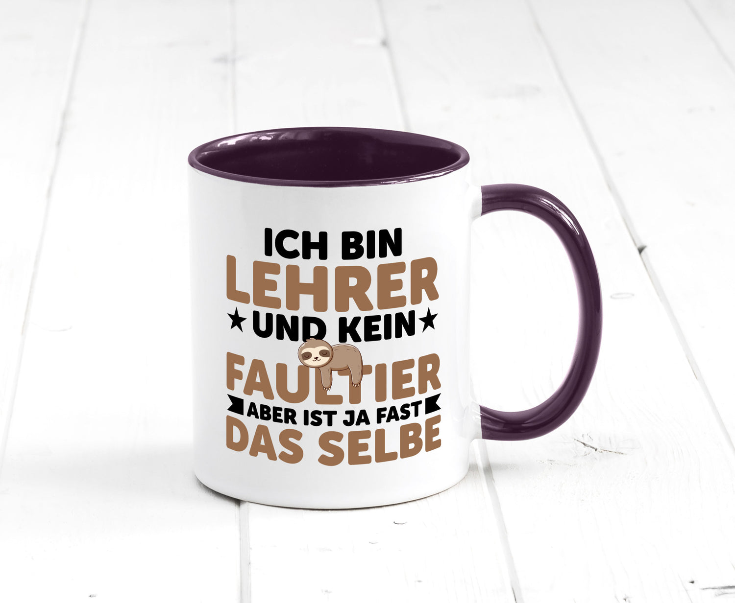 Ich bin kein Faultier: Lehrer | Schule Beruf Schüler Humor Arbeit Kollegen Büro
