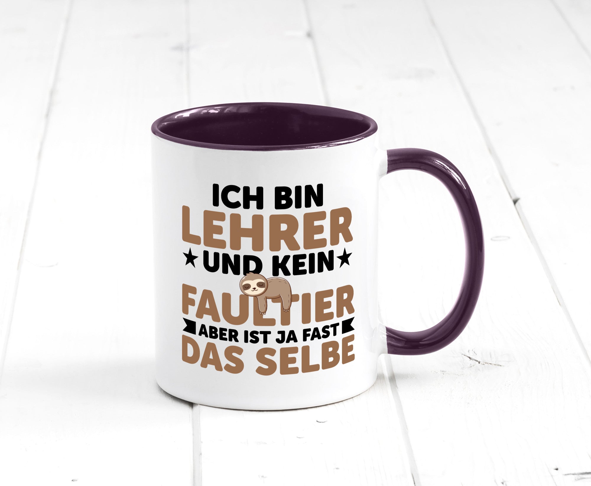 Ich bin kein Faultier: Lehrer | Schule Beruf Schüler Humor Arbeit Kollegen Büro