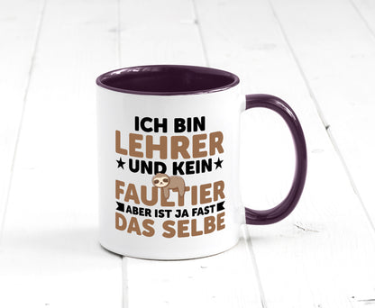 Ich bin kein Faultier: Lehrer | Schule Beruf Schüler Humor Arbeit Kollegen Büro