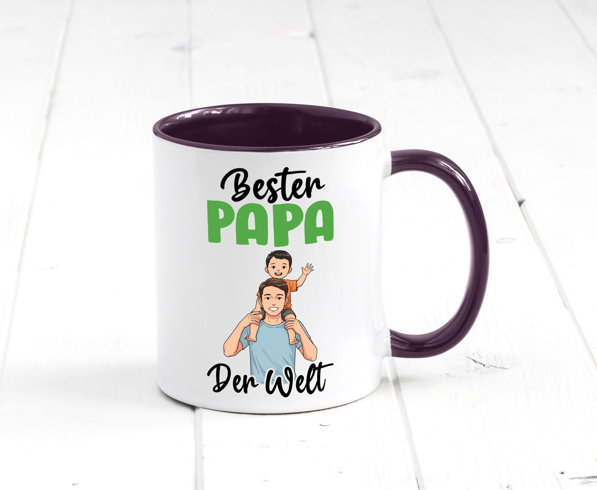 Bester Papa | Vatertag Daddy Familie lustiger Spruch Geschenk Geschenkidee Tasse
