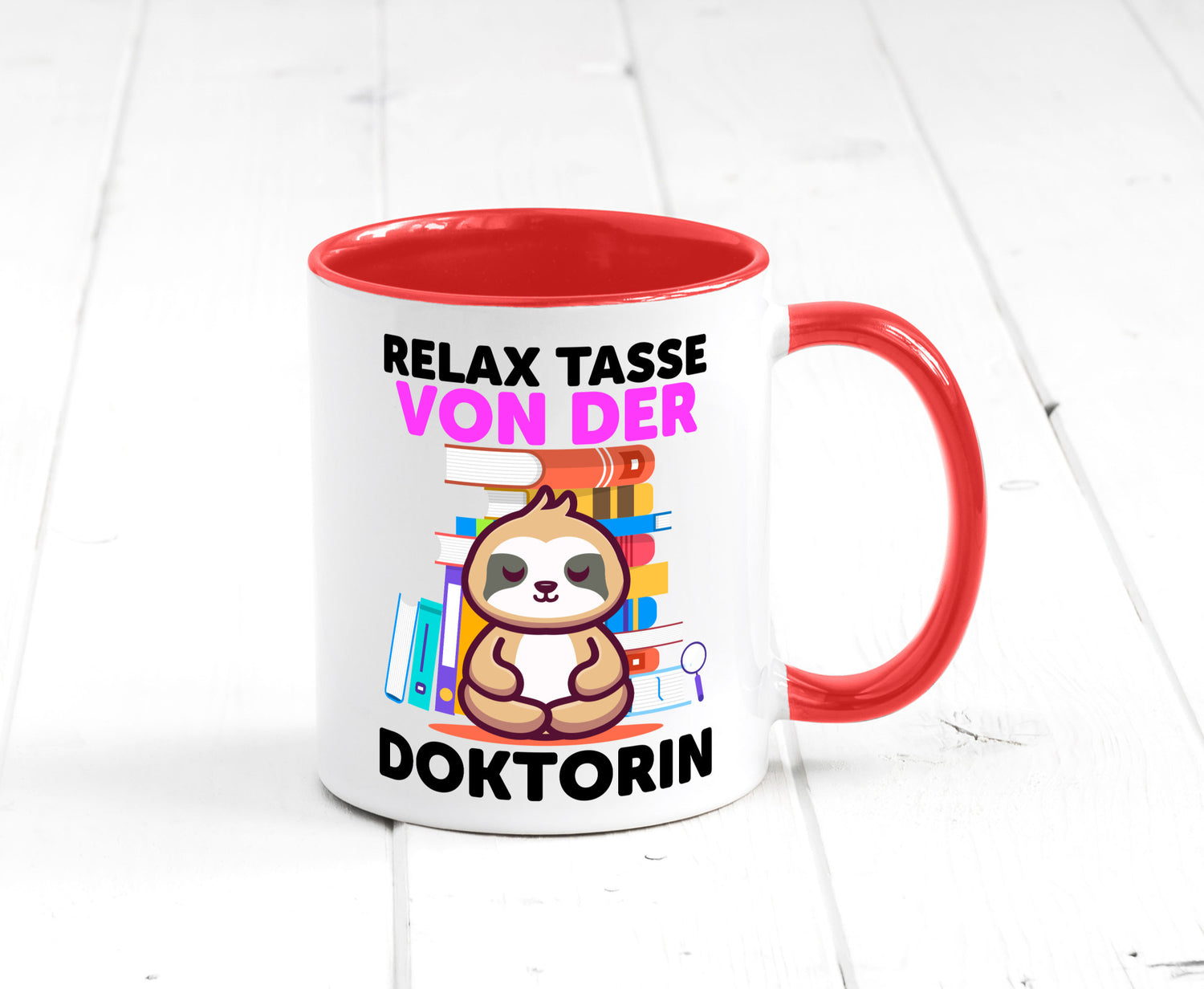 Relax Tasse: Doktorin | Doktorand Doktortitel lustig Humor Geschenkidee