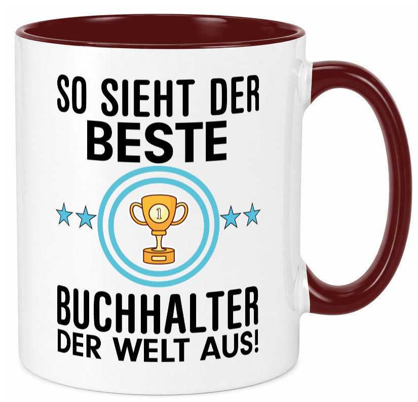 Bester Buchhalter | Büro Kollegen Beruf Geschenk Arbeit lustiger Spruch Tasse