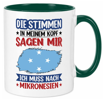 Mikronesien | Urlaub Stimmen in meinem Kopf Traumland Geschenk Humor