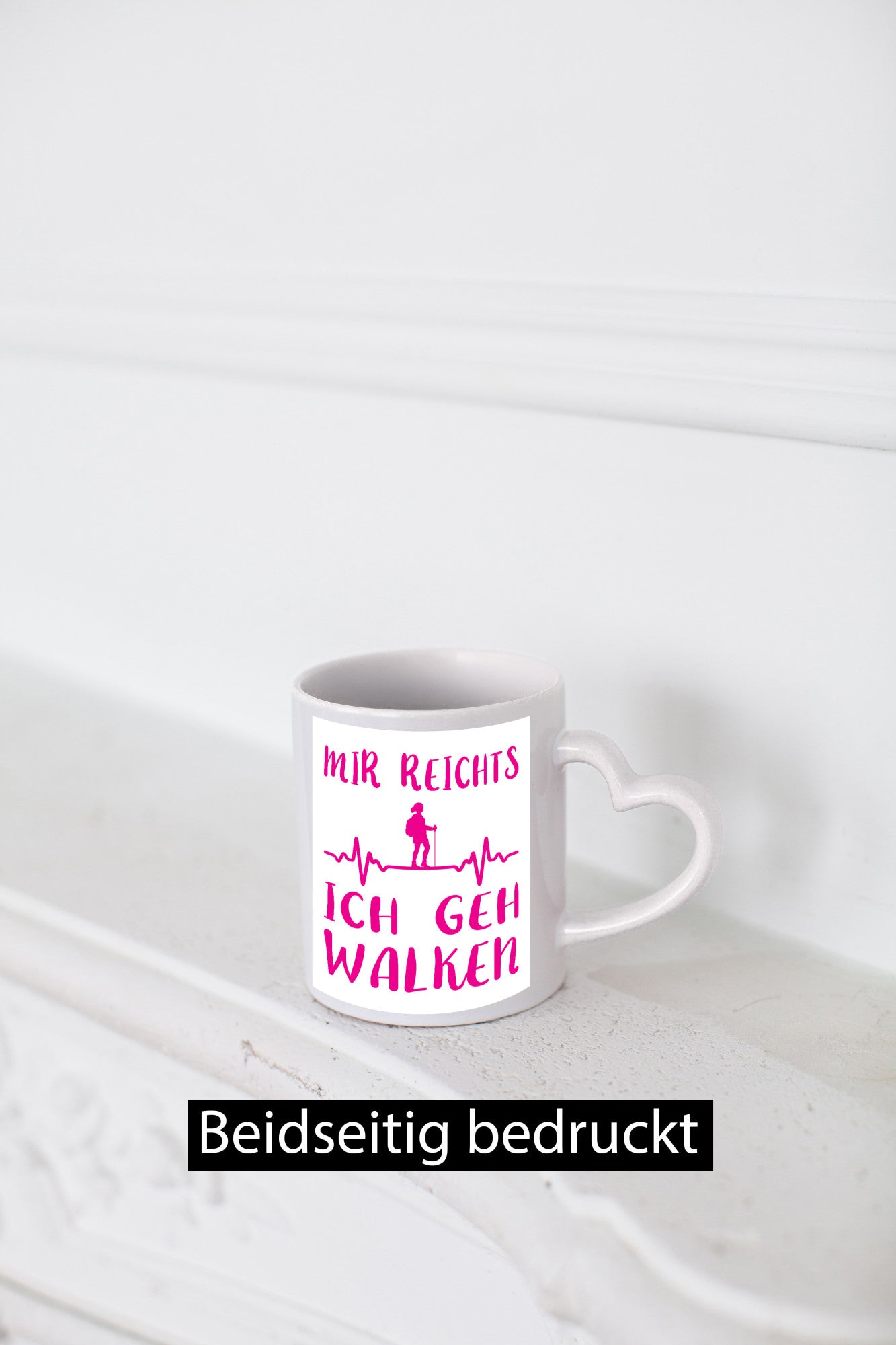 Ich geh walken | Mensch Herzschlag Geschenk Humor Geschenkidee lustiger Spruch