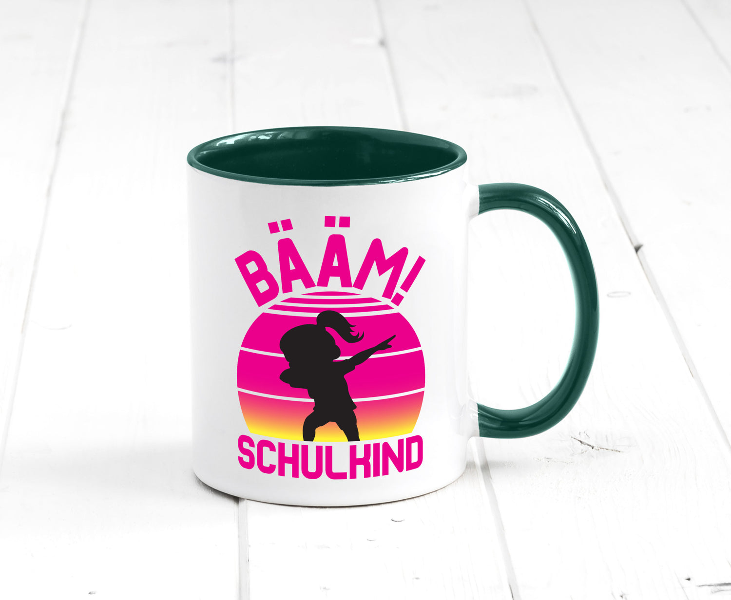 Bääm Schulkind | Einschuldung Schulanfang Geschenkidee Humor Tasse