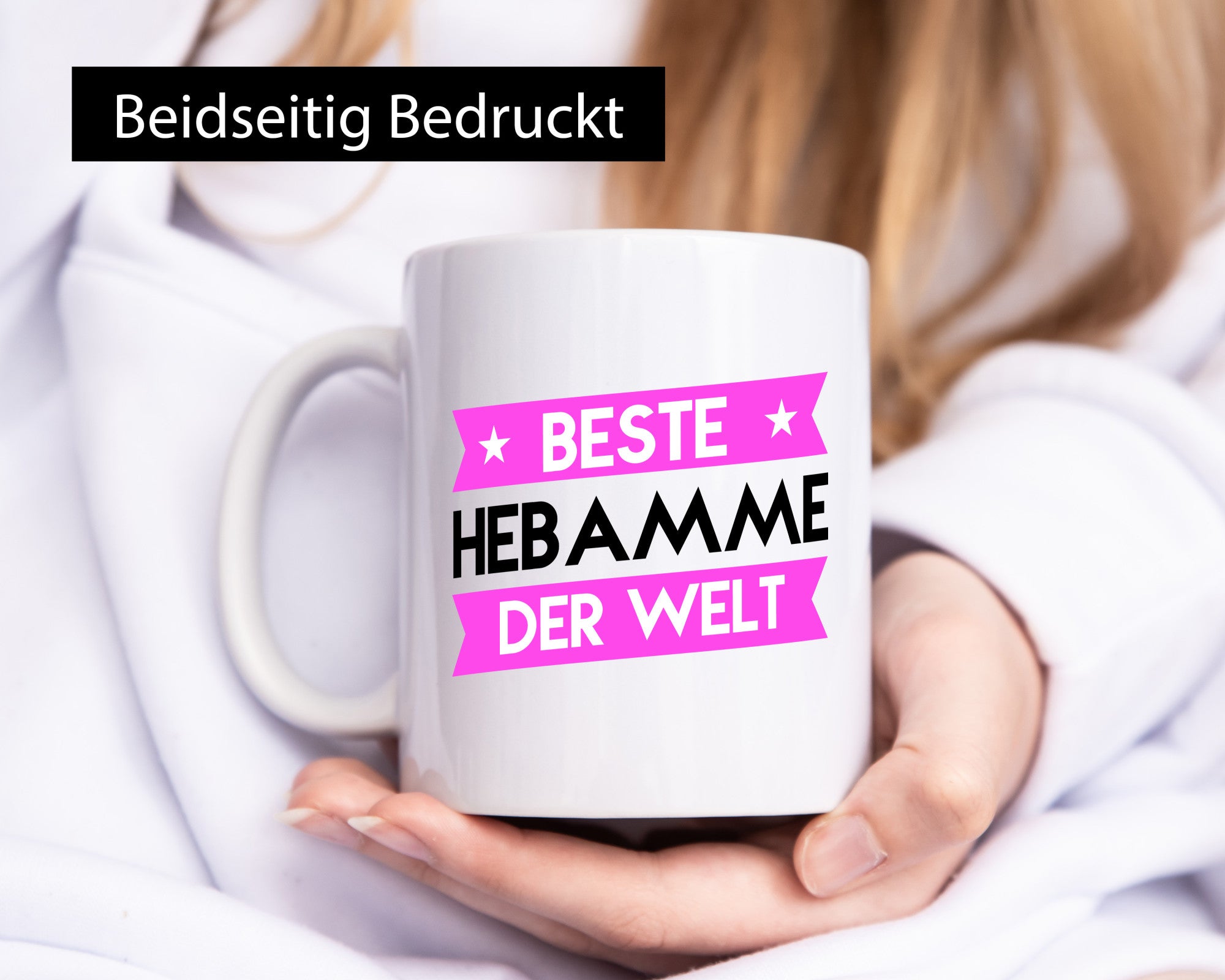 Beste Hebamme | Geburtshilfe lustiger Spruch Geschenk Humor Geschenkidee Tasse