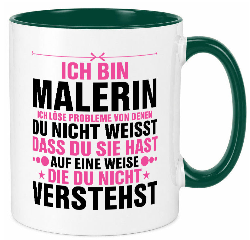 Löse Probleme: Malerin | Malerinnen Humor Geschenkidee Tasse