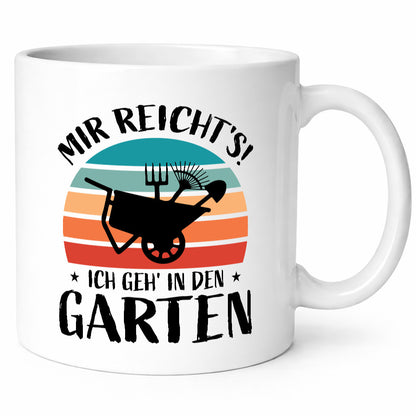 Mir reichts ich geh in den Garten | Gartenarbeit lustiger Spruch Geschenk