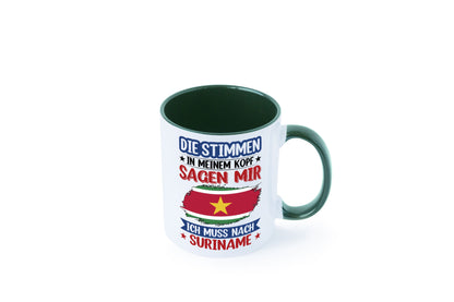 Suriname | Urlaub Stimmen in meinem Kopf Traumland v2 Geschenk Humor