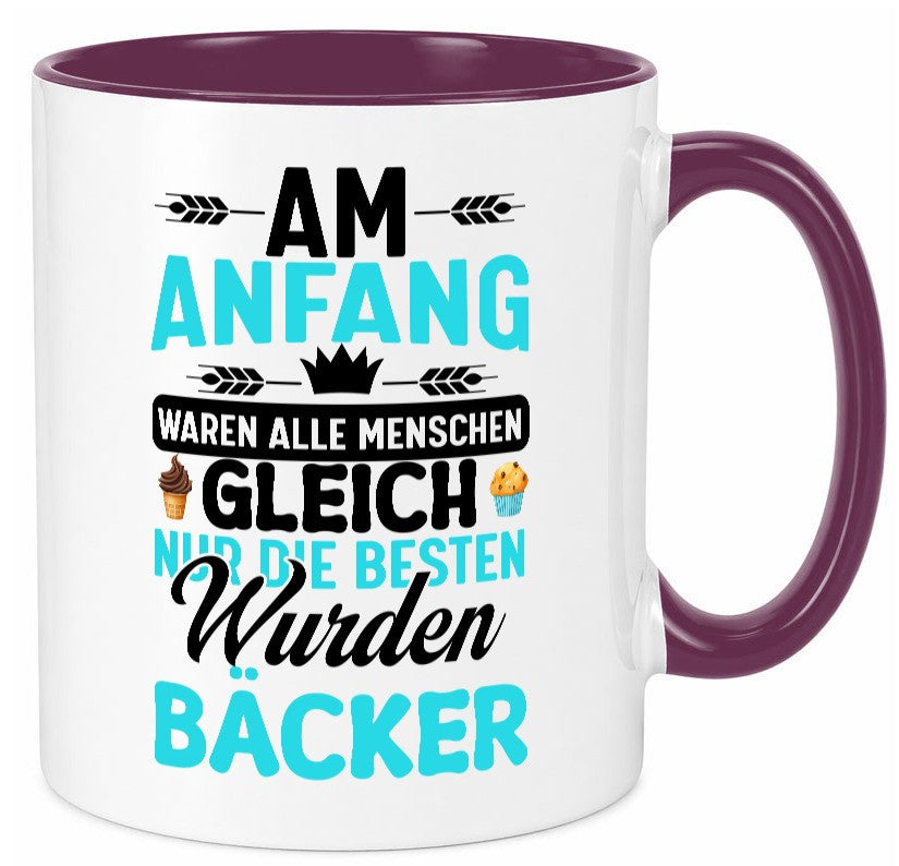Nur die Besten wurden Bäcker | Geiler Backmeister Geschenkidee Humor Tasse