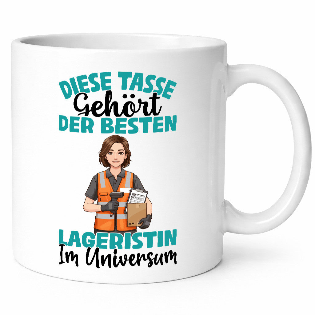Im Universum: Lageristin | Beruf Lager Arbeiterin Humor Arbeit Kollegen Büro