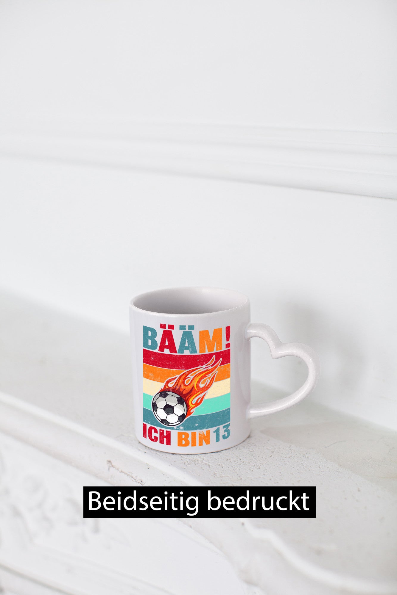 13. Geburtstag | Bääm ich bin 13 Fußball Humor Geschenkidee Tasse