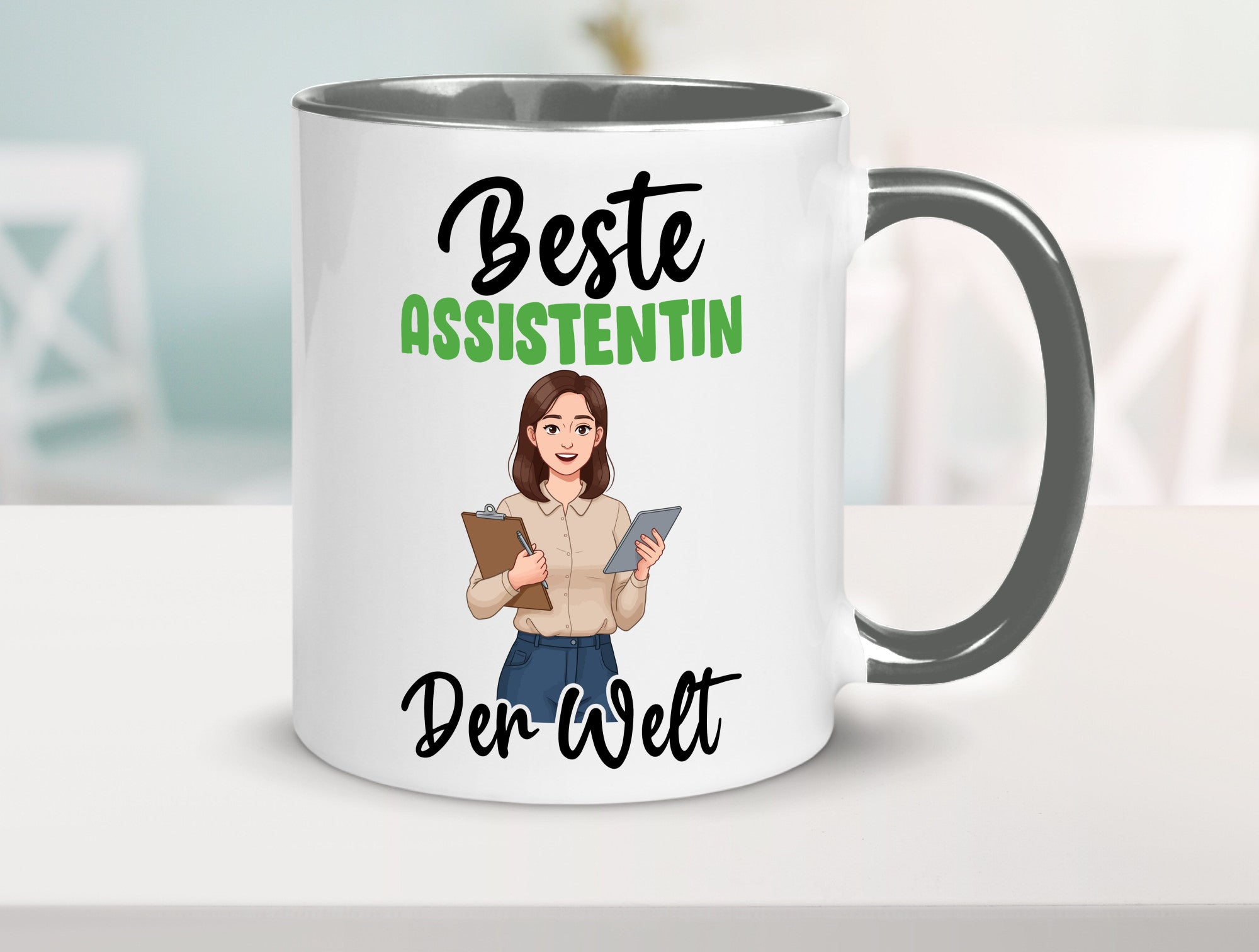 Beste Assistentin | Assistenz Hilfskraft v2 Geschenkidee Humor Tasse