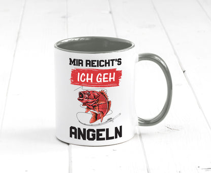 Ich geh angeln | Angler Tasse Fisch Fischer Humor lustig Geschenkidee Geschenk