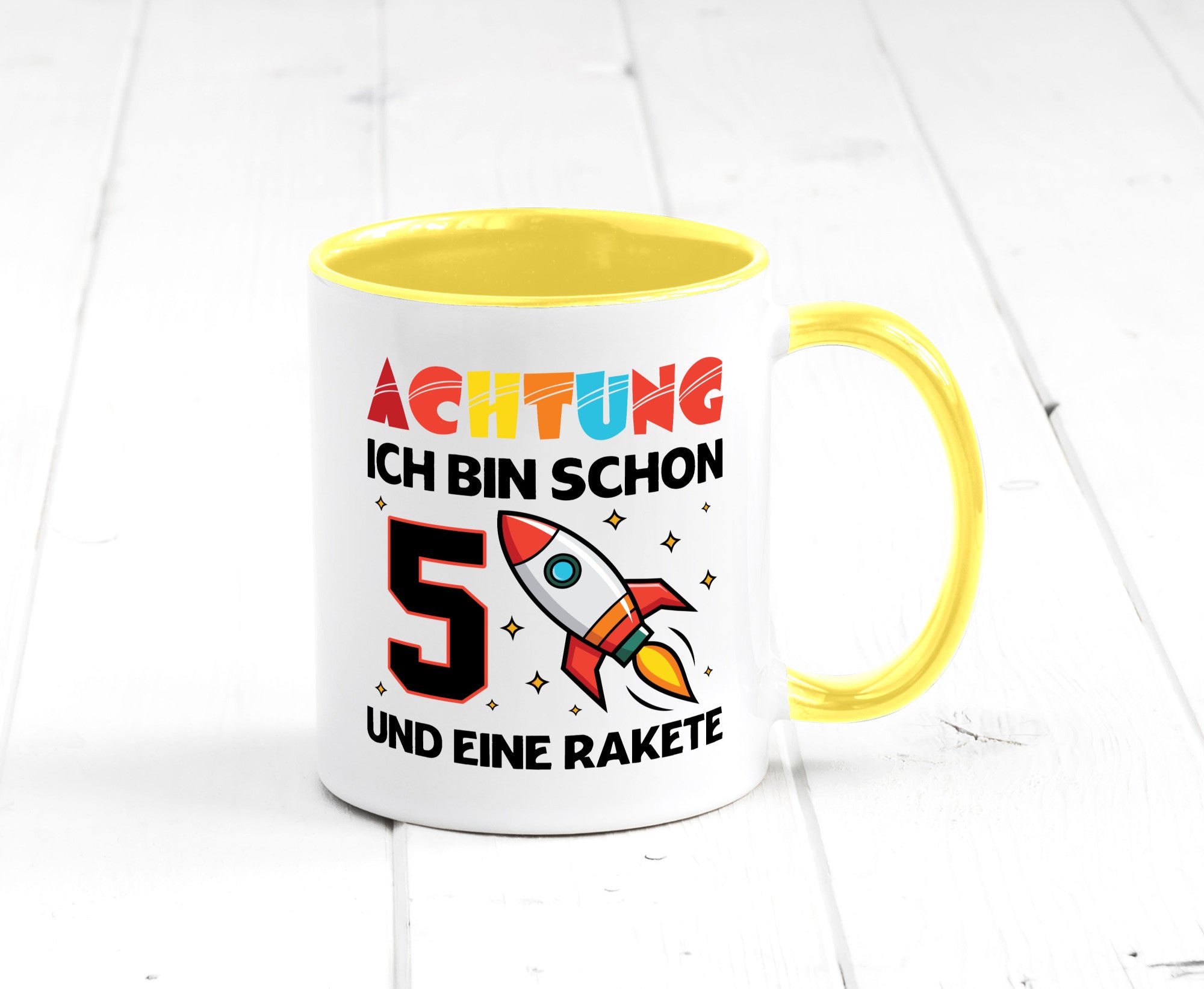 5. Geburtstag | Rakete Weltraum 5 Jahre Galaxy lustig Geschenkidee Geschenk